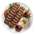 Adana Chicken Kebab with Turkish Rice and Fries